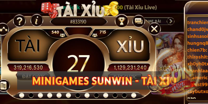 Minigames Sunwin - Tài Xỉu